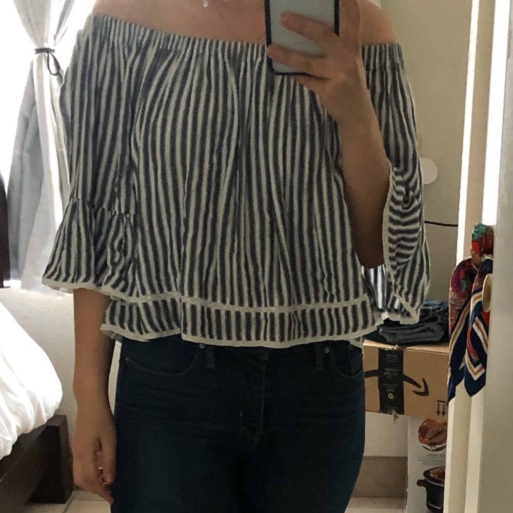 Off the shoulder blouse